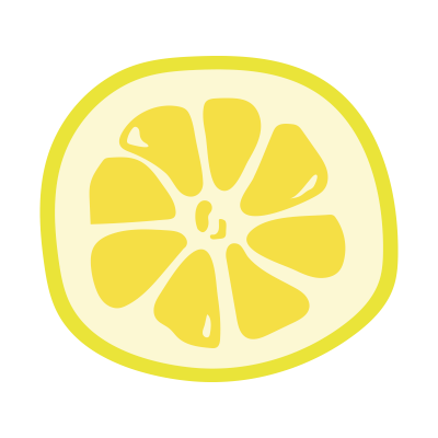 輪切りのレモン