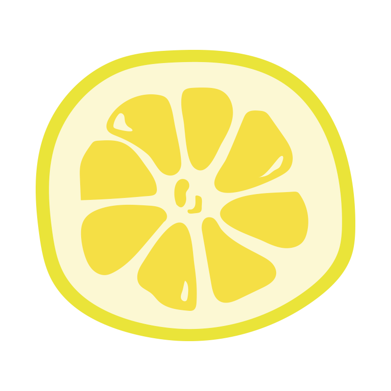 輪切りのレモン