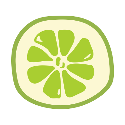 輪切りのライム