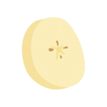 輪切りのバナナ