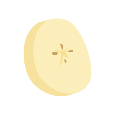 輪切りのバナナ