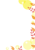 紅葉の枠（縦）