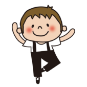 バレエを踊っている子供（男の子3）