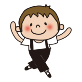 バレエを踊っている子供（男の子1）