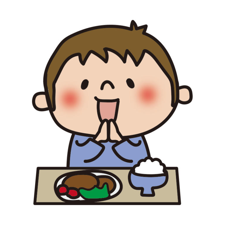 「ご飯を食べる」の記事一覧 | かわいい手描きの無料イラスト|商用利用OKのフリー素材|てがきっず