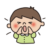 叫ぶ子供（男の子）