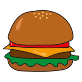 チーズバーガー1