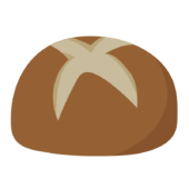 切り込みのある丸いパン2