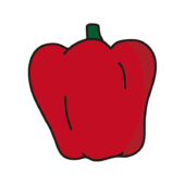赤いパプリカ1