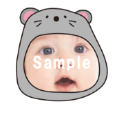 【顔はめ】ねずみのかぶりもの