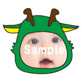 【顔はめ】龍のかぶりもの