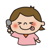 美味しい表情の子供（女の子1）