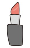 口紅（淡いピンク）
