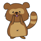 げんこつ山の手遊びをするタヌキ3