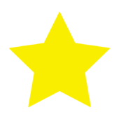 シンプルな黄色い星2