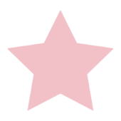 シンプルなピンクの星2