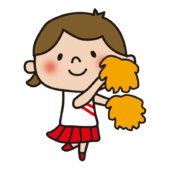応援するチアリーダーの女の子5