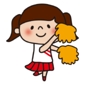 応援するチアリーダーの女の子6