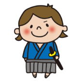 侍の格好をした子供（女の子1）