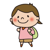 遠足に行く子供（女の子1）