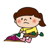 しょっぱい表情の女の子2の無料 フリー イラスト かわいい手描きの無料素材 てがきっず 保育園 小学校 介護施設にぴったりのフリー素材イラスト