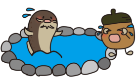 どじょうを泣いて困らせるどんぐり