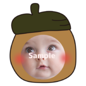 【顔はめ】どんぐり