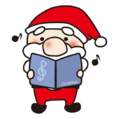 歌をうたうお鼻のおおきなサンタクロース