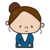 しょんぼりするお局さん