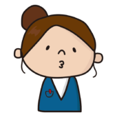 口笛を吹いて余裕のお局さん