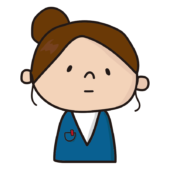 真顔のお局さん