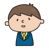 ぼーっとする新入社員の男の子