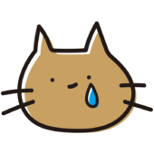 泣くゆるいねこ