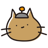 ロボットみたいな帽子をかぶるゆるいねこ