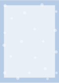 雪が降る青い枠