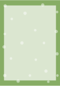 雪が降る緑の枠
