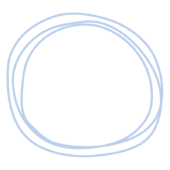 ぐるぐるしている3重の青い枠