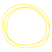 ぐるぐるしている3重の黄色い枠
