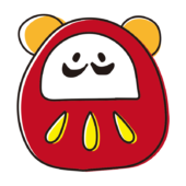 トラ耳のだるま