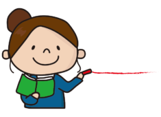 大事なところに赤線を引くお局さん