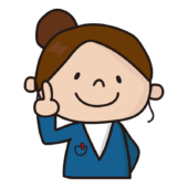 ワンポイントアドバイスするお局さん