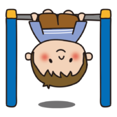 鉄棒をする子供（男の子1）