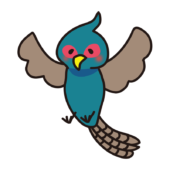 桃太郎のお供をするキジ