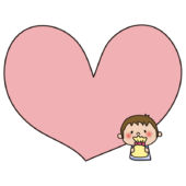 ハートのメッセージカード男の子1