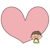 ハートのメッセージカード男の子2