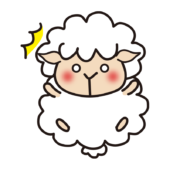 びっくりするほっぺが赤い羊