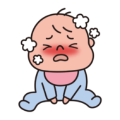 熱が出ている赤ちゃん