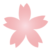 グラデーションの桜の花1