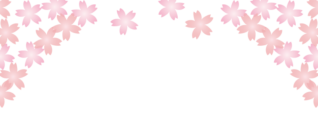 満開の桜の枠（縦用）