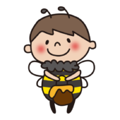 ミツバチの格好をした子供（男の子）1